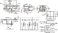 Размеры / Чертёж Евровилки AS-207 (SS-7B) (AC-1/AC-16) вход компьютерного блока питания/ИБП и др.