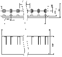 Размеры, шаг контактов Соединителя MHU-8  (DS1074-8 F)